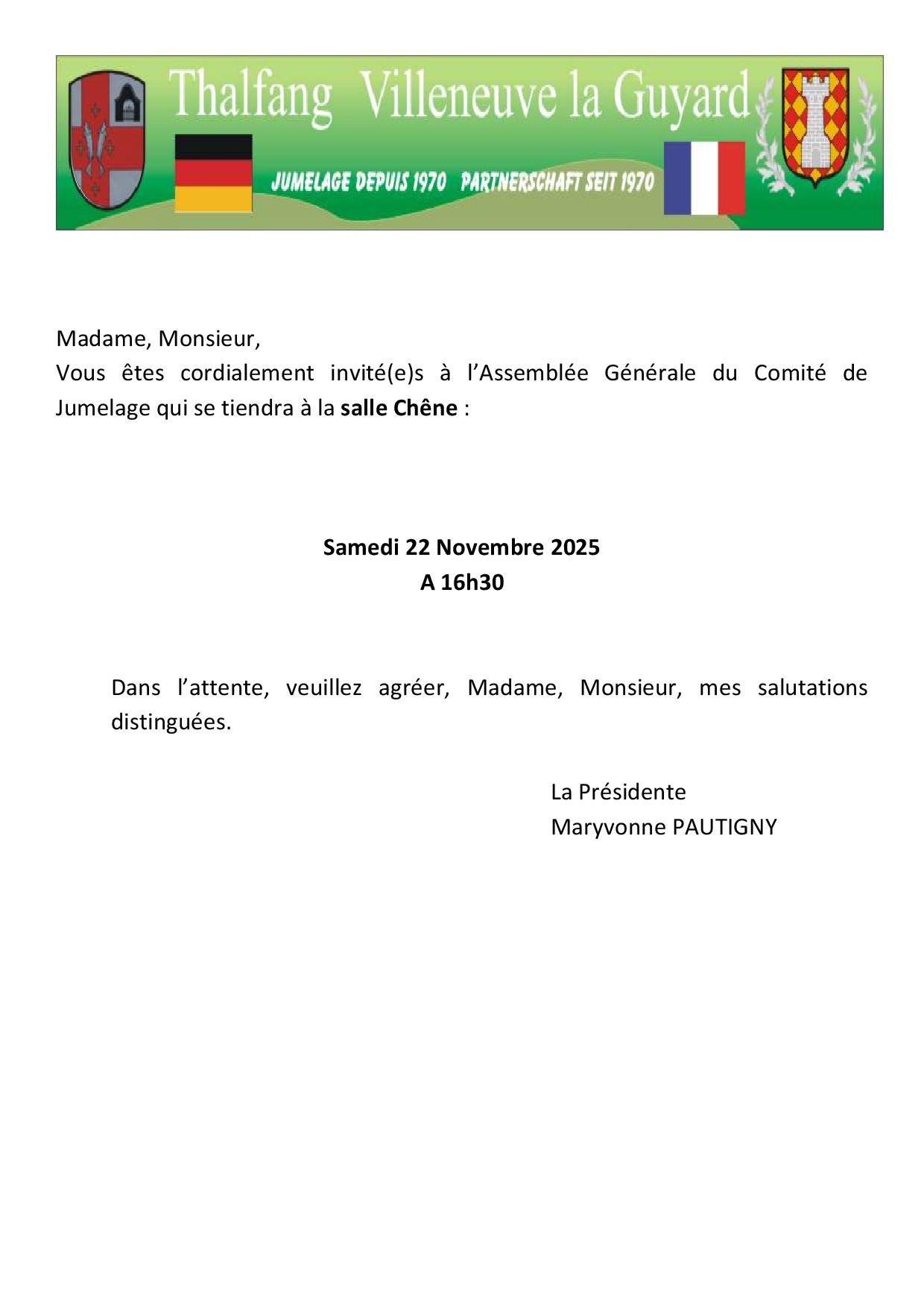 Association Comité de Jumelage