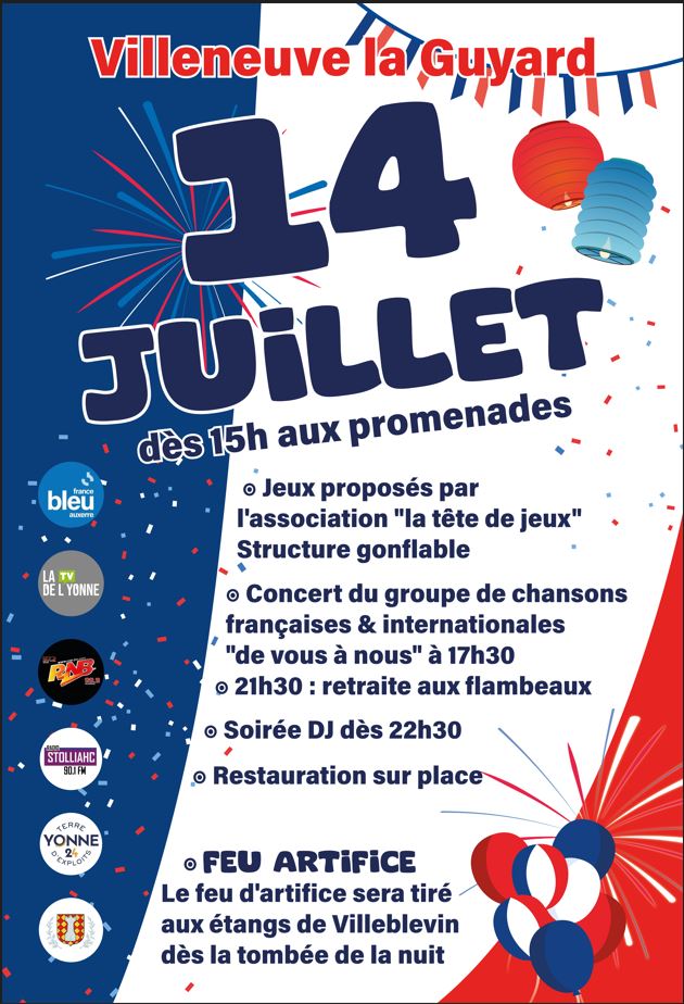 festivités 14 juillet